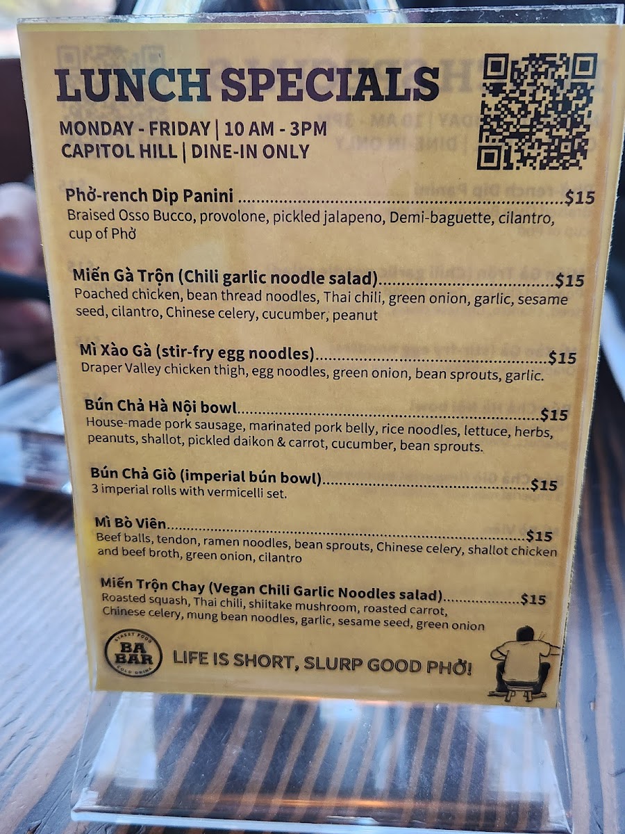 Ba Bar Capitol Hill Menu - Image 4